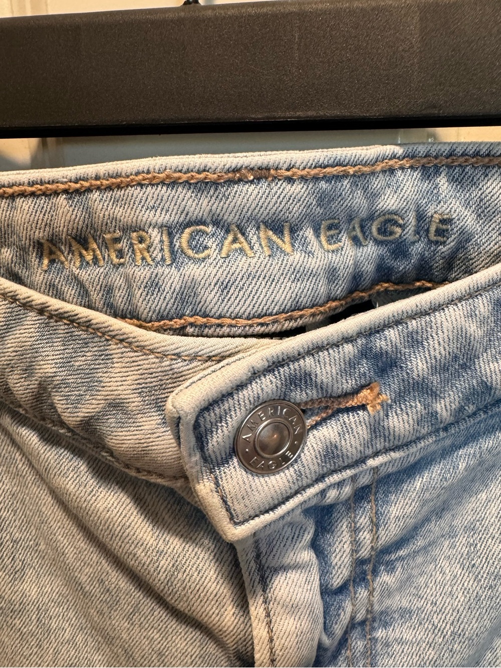 American Age Light Blue Wide Leg Jeans - Picture 2 of 6